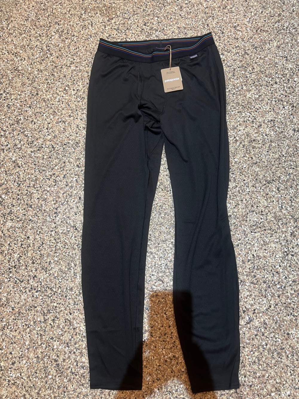 NWT Patagonia Men’s Black Thermal Base Layer Joggers